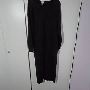 Eileen Fisher Classic Black Long Sleeve Dress
